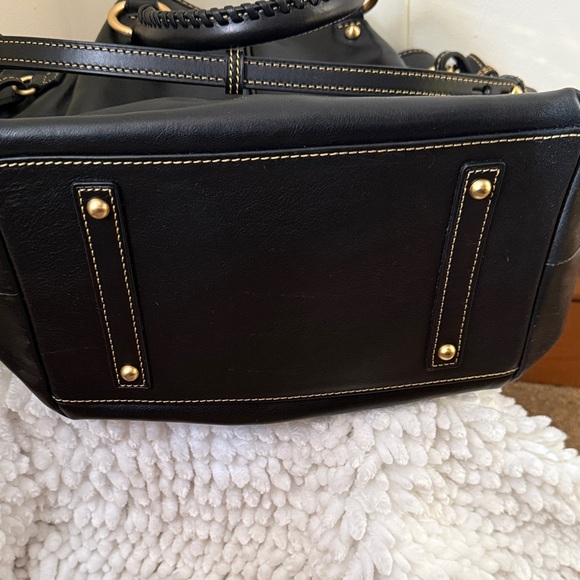 Dooney & Bourke Black Florentine Leather Buckley Bag - Picture 8 of 11
